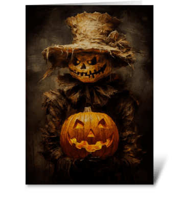 Jack-O-Lantern Smile greeting card