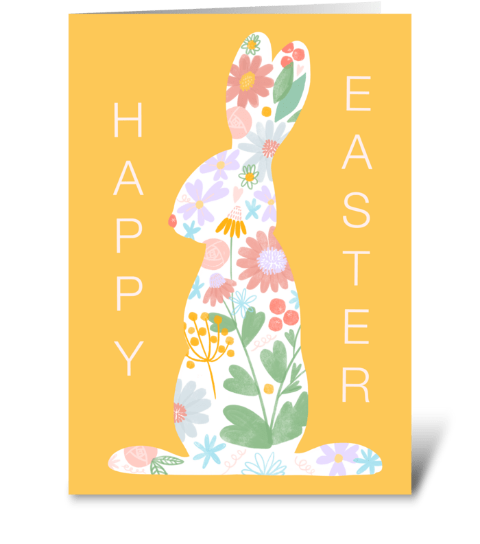 Happy easter greeting card greeting card