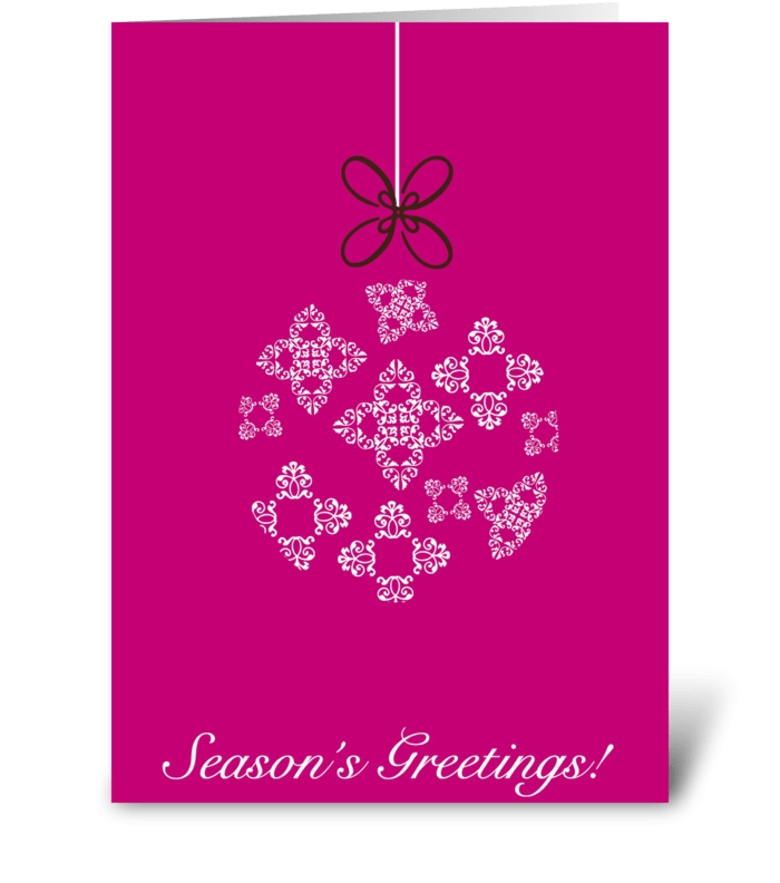 Bombita de Navidad greeting card