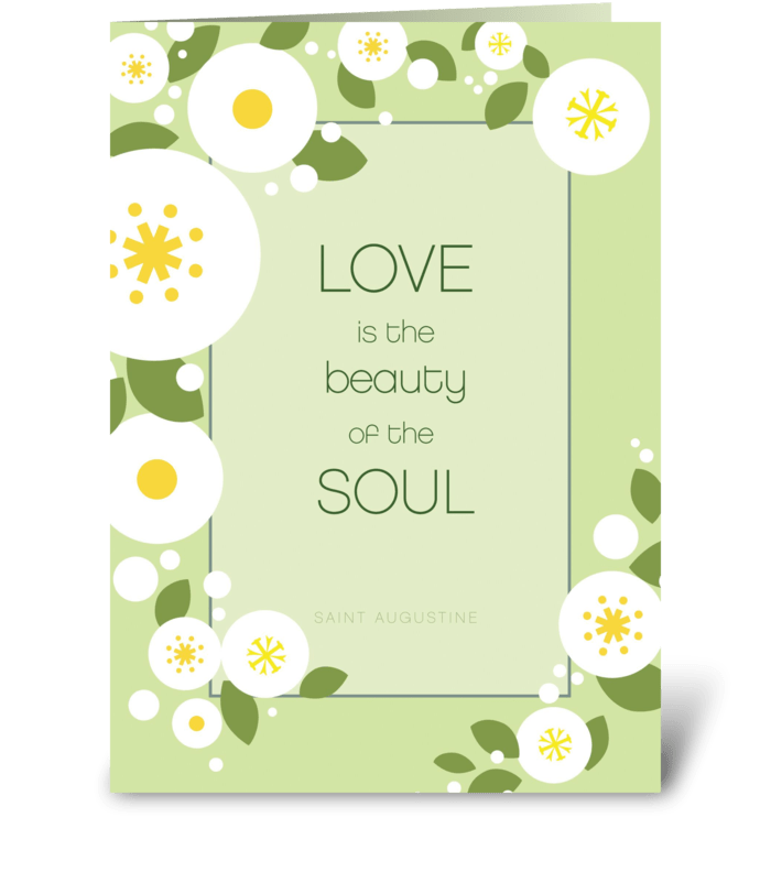 Soul Love greeting card
