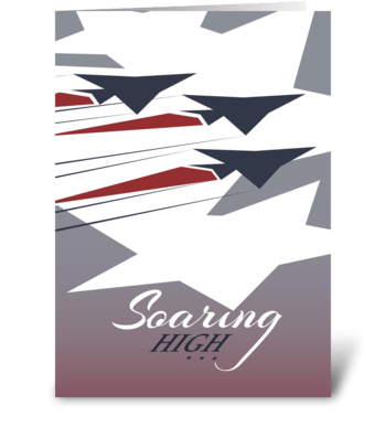 Soaring High with Pride - 4th of July greeting card