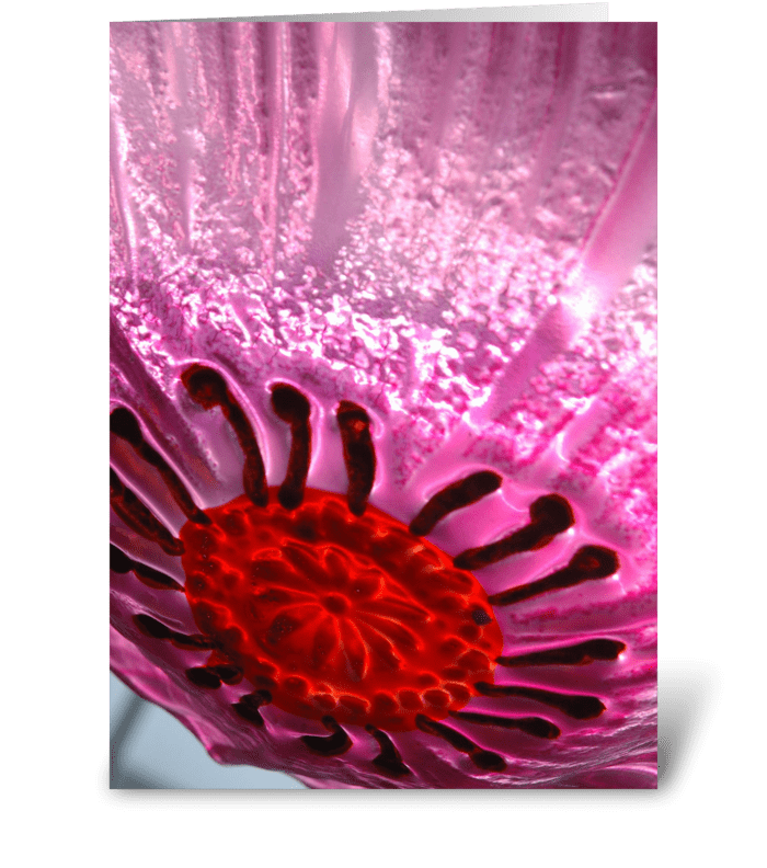 Beauty in Glass greeting card