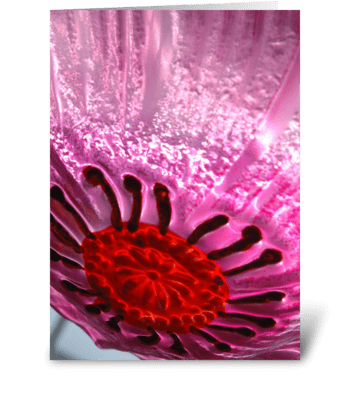 Beauty in Glass greeting card