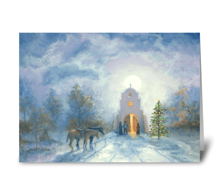 Cottonwood Christmas greeting card