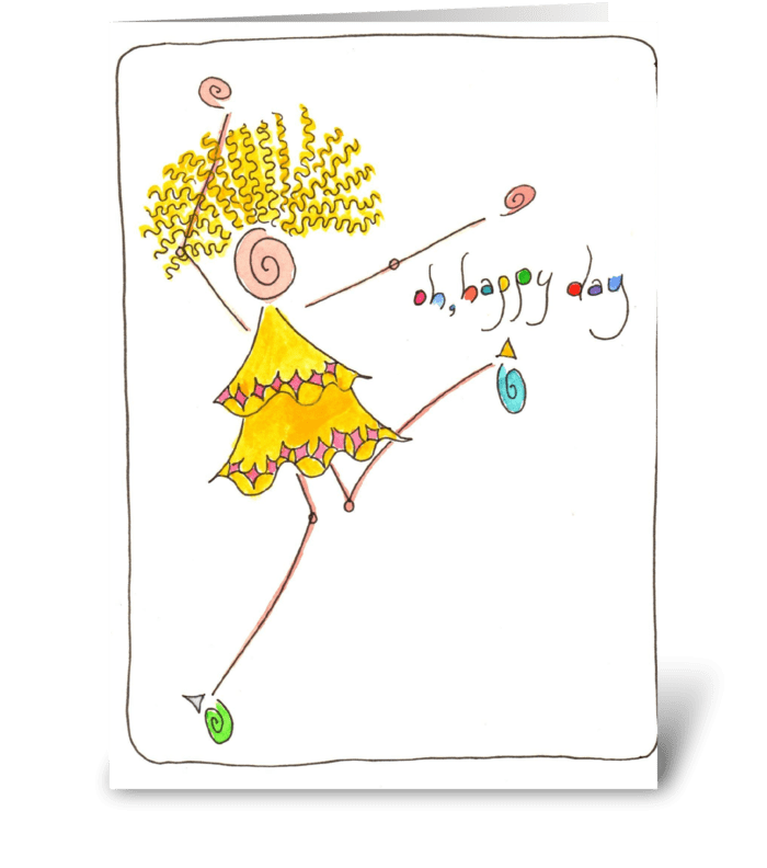 oh happy day greeting card