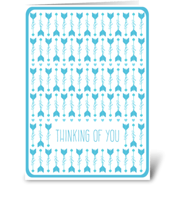 THINKING OF YOU greeting card