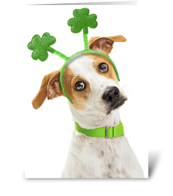 Lucky to Have You on St. Patrick's Day greeting card
