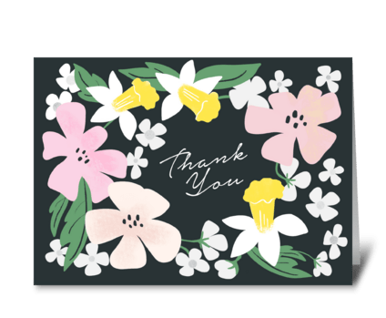 Springtime greeting card