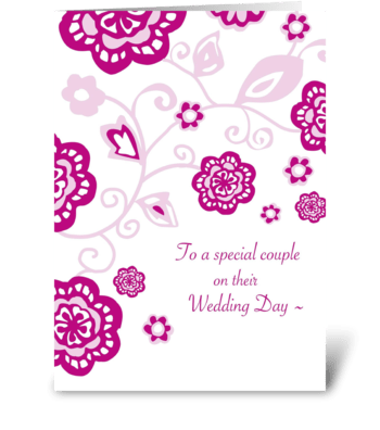 Wedding Day Wishes greeting card