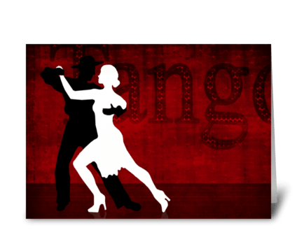 Tango Series 2 greeting card