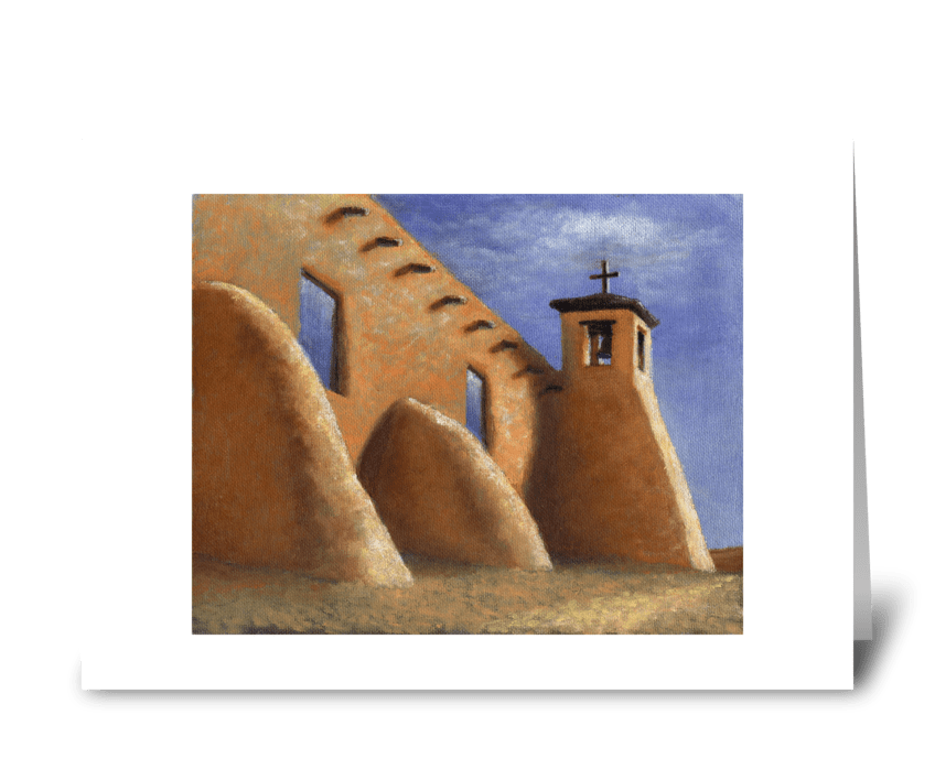 Isleta Pueblo Mission greeting card