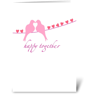 Happy Together - Anniversary greeting card