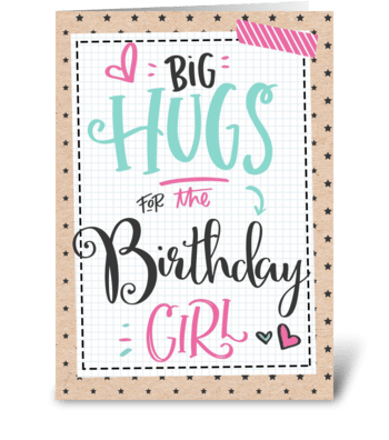 Big Hugs greeting card