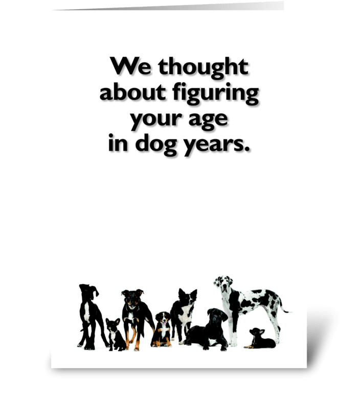 Happy Birthday for Dog Lover greeting card