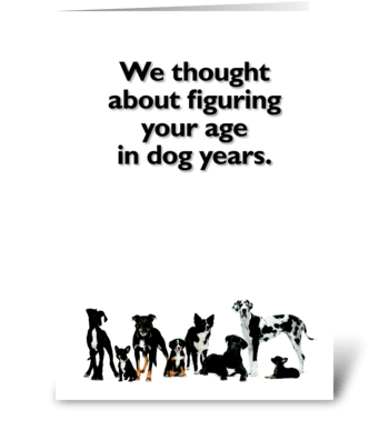 Happy Birthday for Dog Lover greeting card