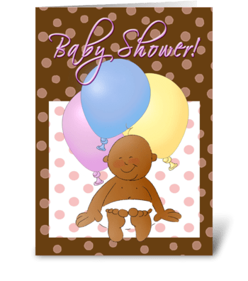 Baby Shower Invitation greeting card