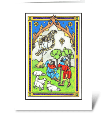 GLORIA IN EXCELSIS DEO greeting card