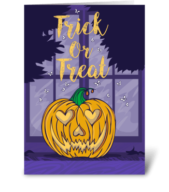 Trick or Treat! greeting card