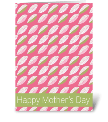 Springtime Mother's Day greeting card