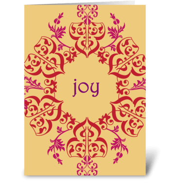 Swirls of Joy greeting card