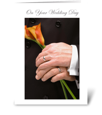 On Your Wedding Day greeting card