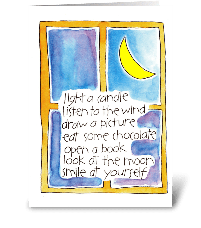 light a candle greeting card