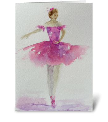 Prima Ballerina  greeting card