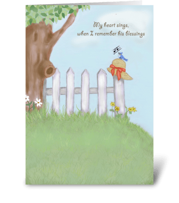 Heart Song greeting card