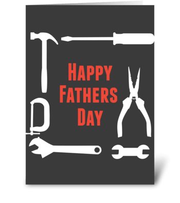 Fathers day greeting card