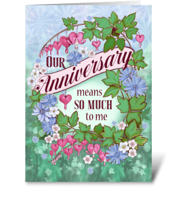 Our Anniversary greeting card