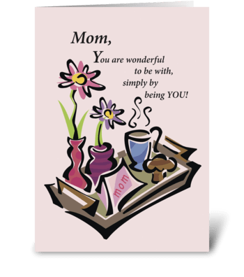 Mother's Day Breakfast greeting card