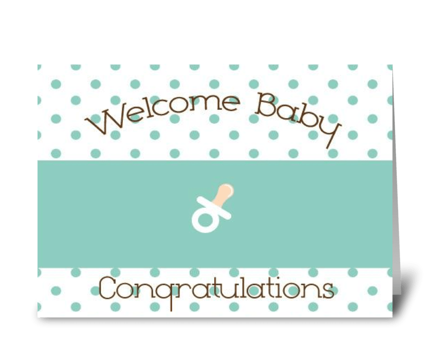 Welcome Baby! greeting card