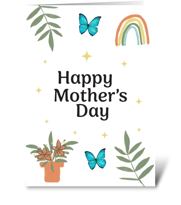 Boho Mother's Day  greeting card