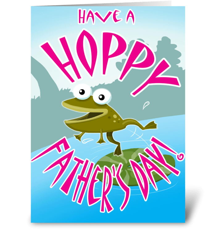 Have a Hoppy Father's Day greeting card