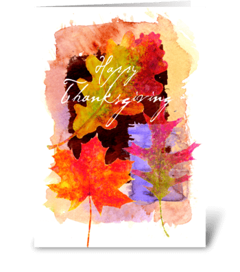 Thanksgiving Love greeting card
