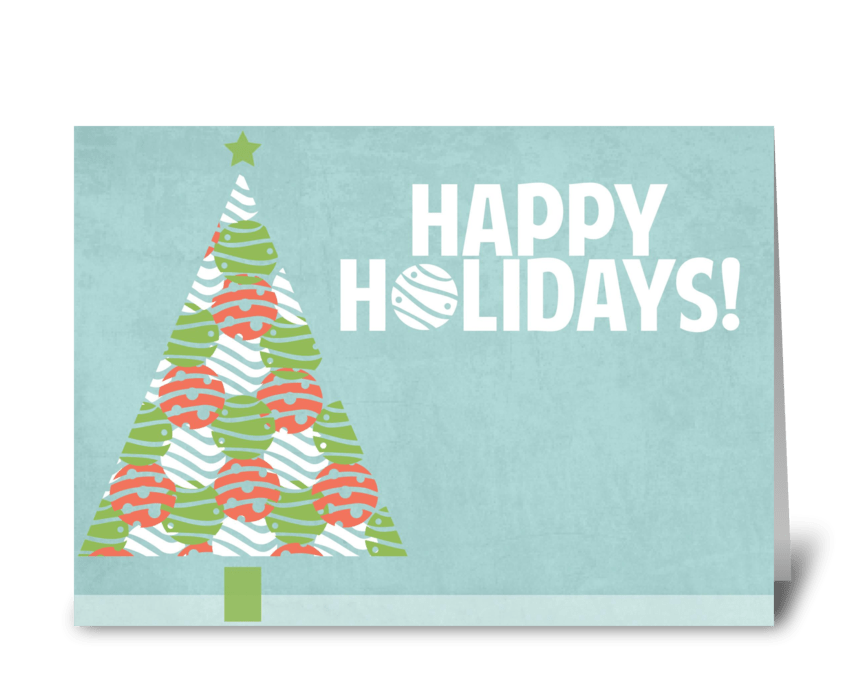 Holiday Tree greeting card