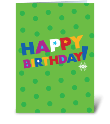 Birthday Celebration greeting card