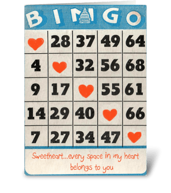 Bingo Love greeting card