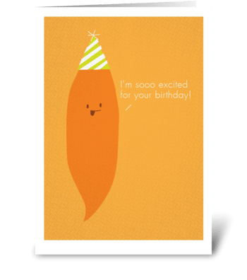 Birthday Yam greeting card