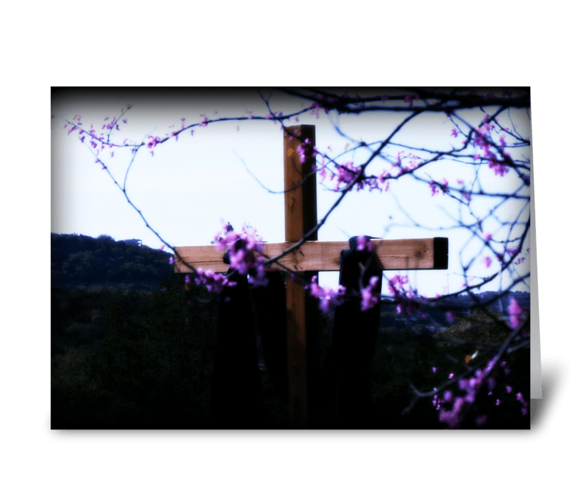 The cross says it all. greeting card