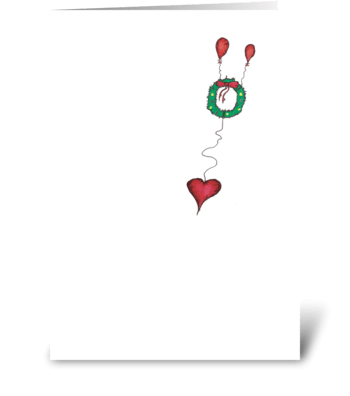 Christmas Wreath greeting card