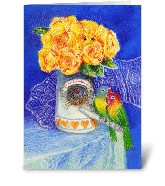 Marriage Congrats to the Lovebirds greeting card