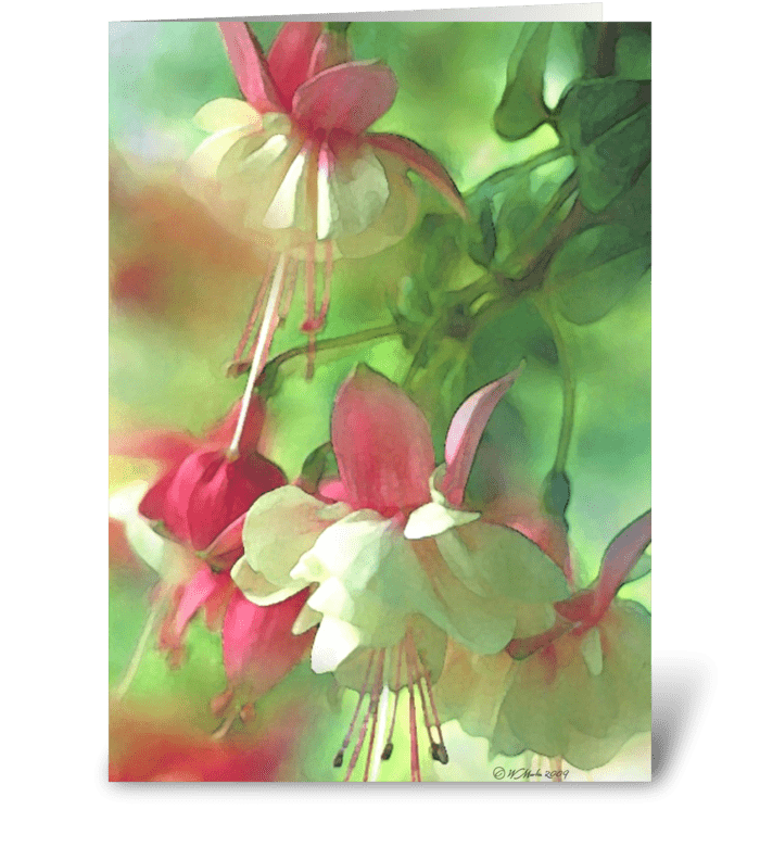 Spring Blossom Floral Greeting Card greeting card