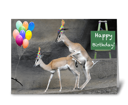 Birthday Party greeting card