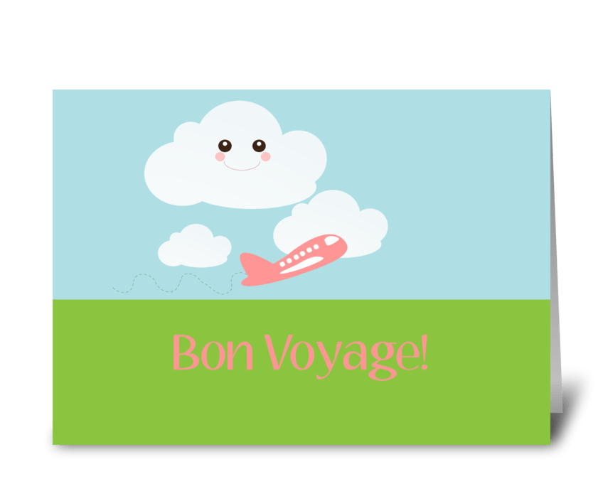 Bon Voyage! greeting card