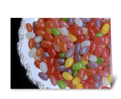 Jelly Beans! greeting card