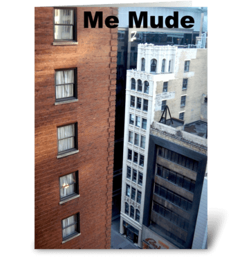 Me Mude/I've Moved greeting card