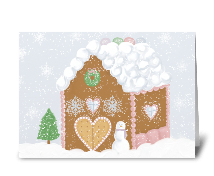 Gingerbread House  greeting card