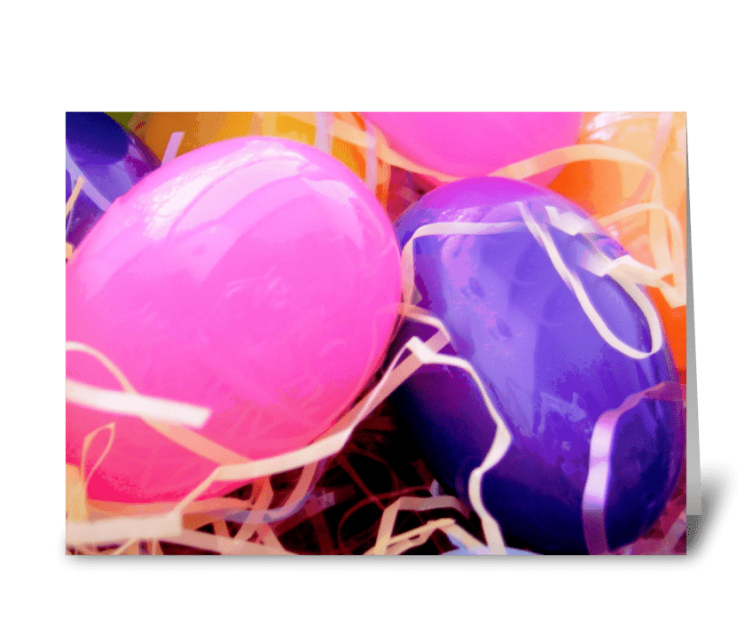 Easter Eggs greeting card
