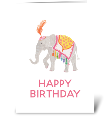 Happy Birthday  greeting card